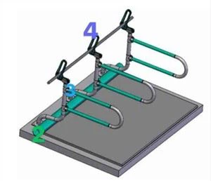 DESIGN ELEMENTS DE ventilateur système dans le bébère de monde